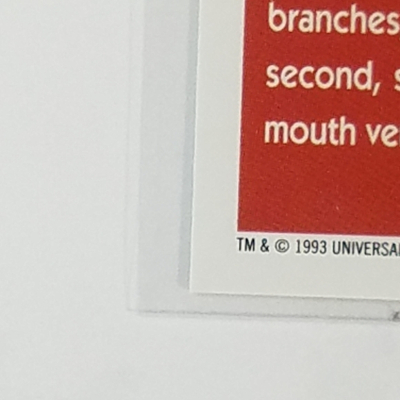 Vintage JP Topps Trading Cards Lot of 10 Jurassic Park Movie Cards Lot #11 - Picture 11 of 11